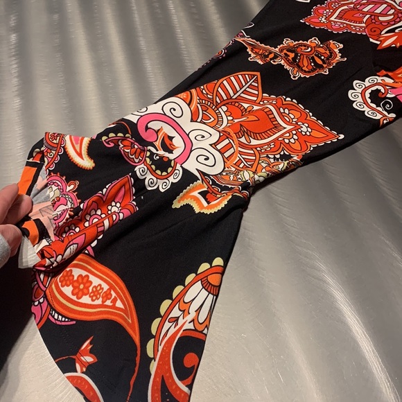 Maria Gabrielle Paisley Print Stretch Jersey Tunic NWT - Picture 5 of 9